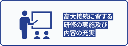 高大接続に資する研修の実施及び内容の充実